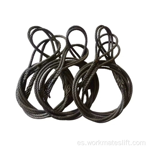 Cuerda de alambre de acero de carbono galvanizado de alta calidad